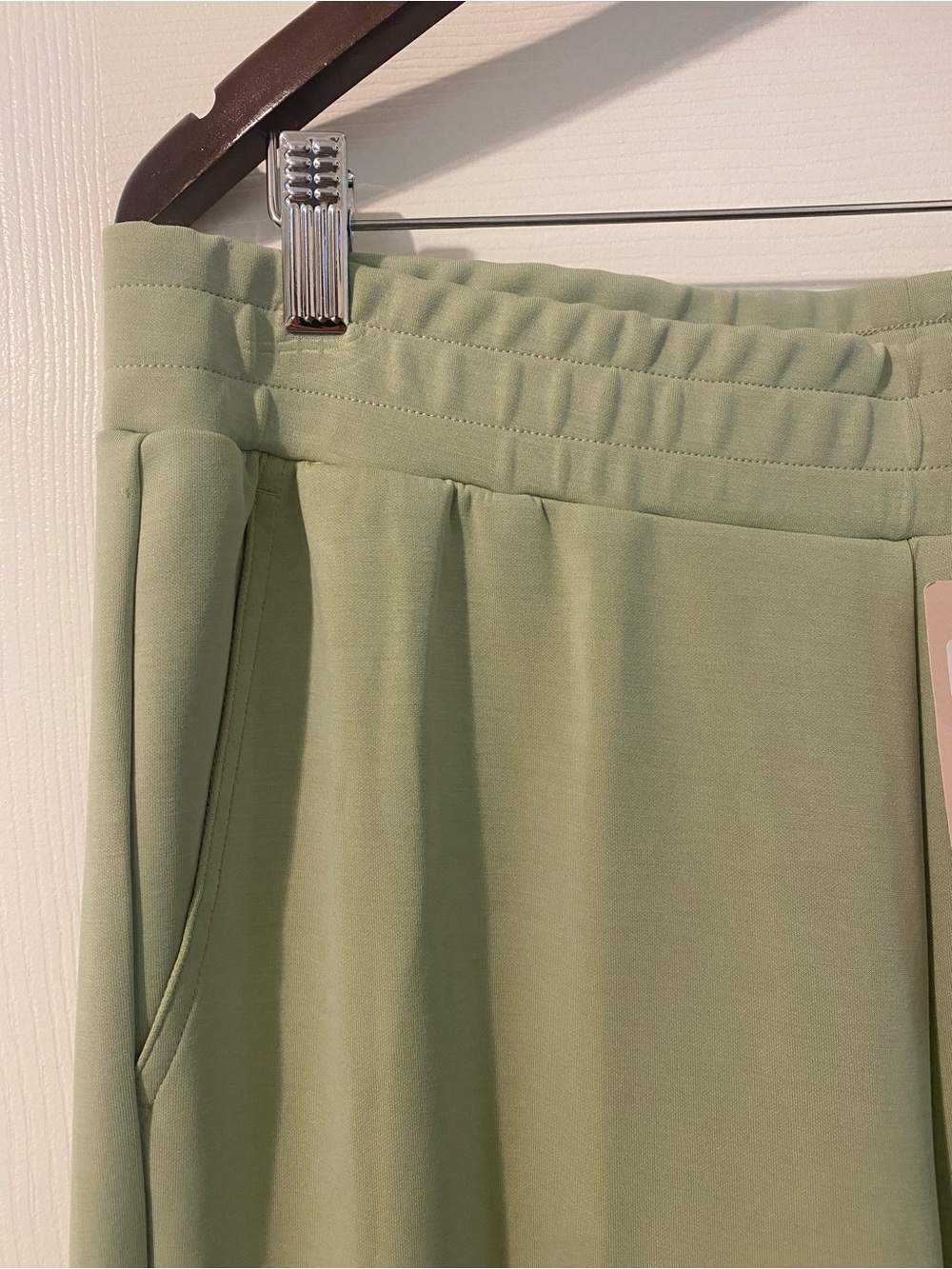ESQUALO Sage Green Wide Leg Modal Soft Quiet Luxury Loungewear Trouser Size 2XL - Picture 7 of 16